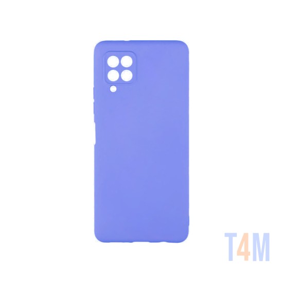 Capa de Silicone com Moldura de Câmera para Samsung Galaxy A12 5g Roxo